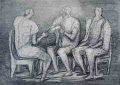 Moore, Women Winding Wool, The Drawings of Henry Moore (after)