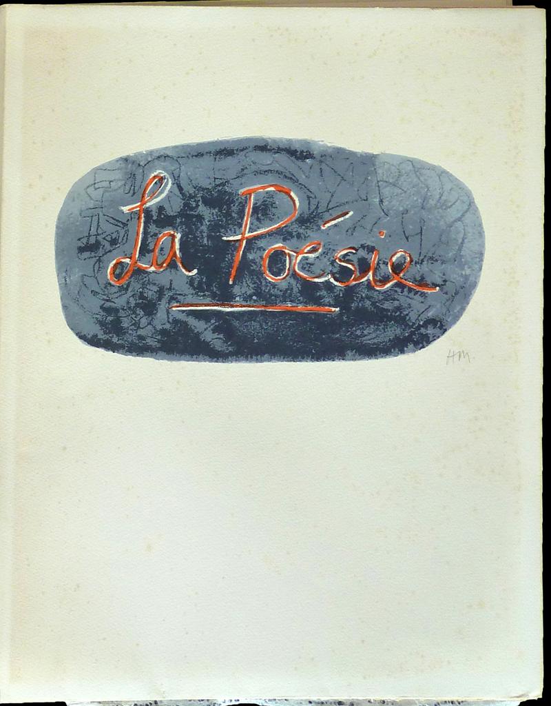 Poetry, from: Poetry  La Poésie - British Art Title Page - Print by Henry Moore