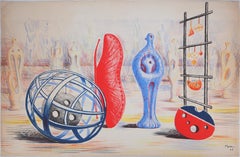 Sculptural Objects - Original lithograph (ref. Cramer #7)