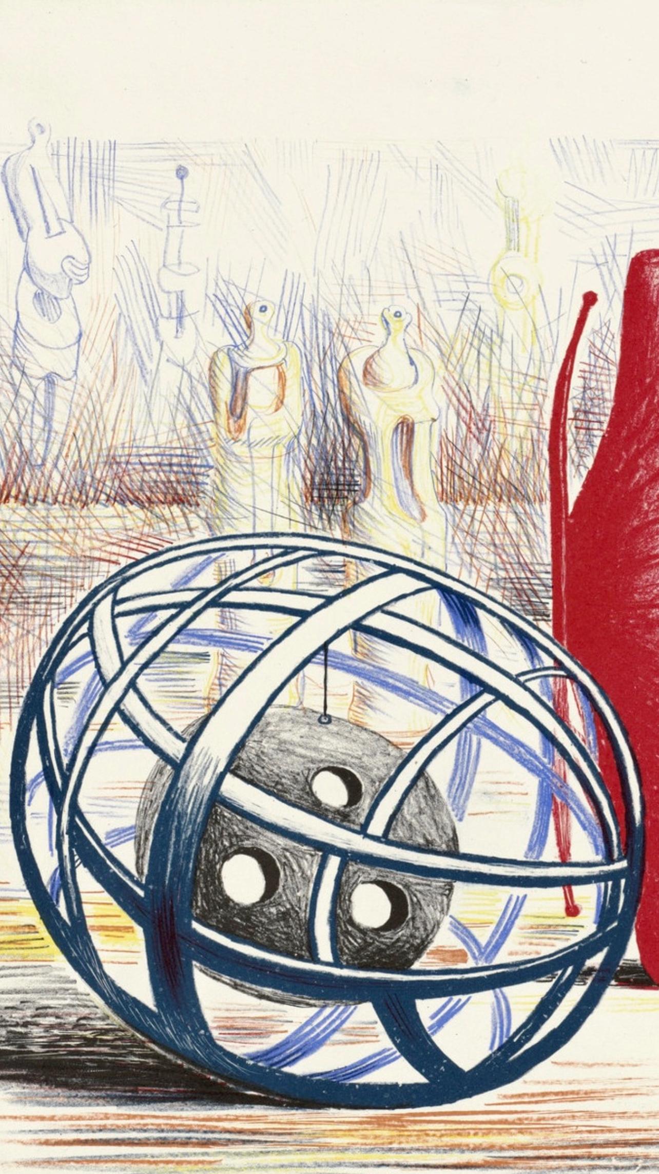 Skulpturale Objekte, Schuldrucke, Henry Moore im Angebot 1