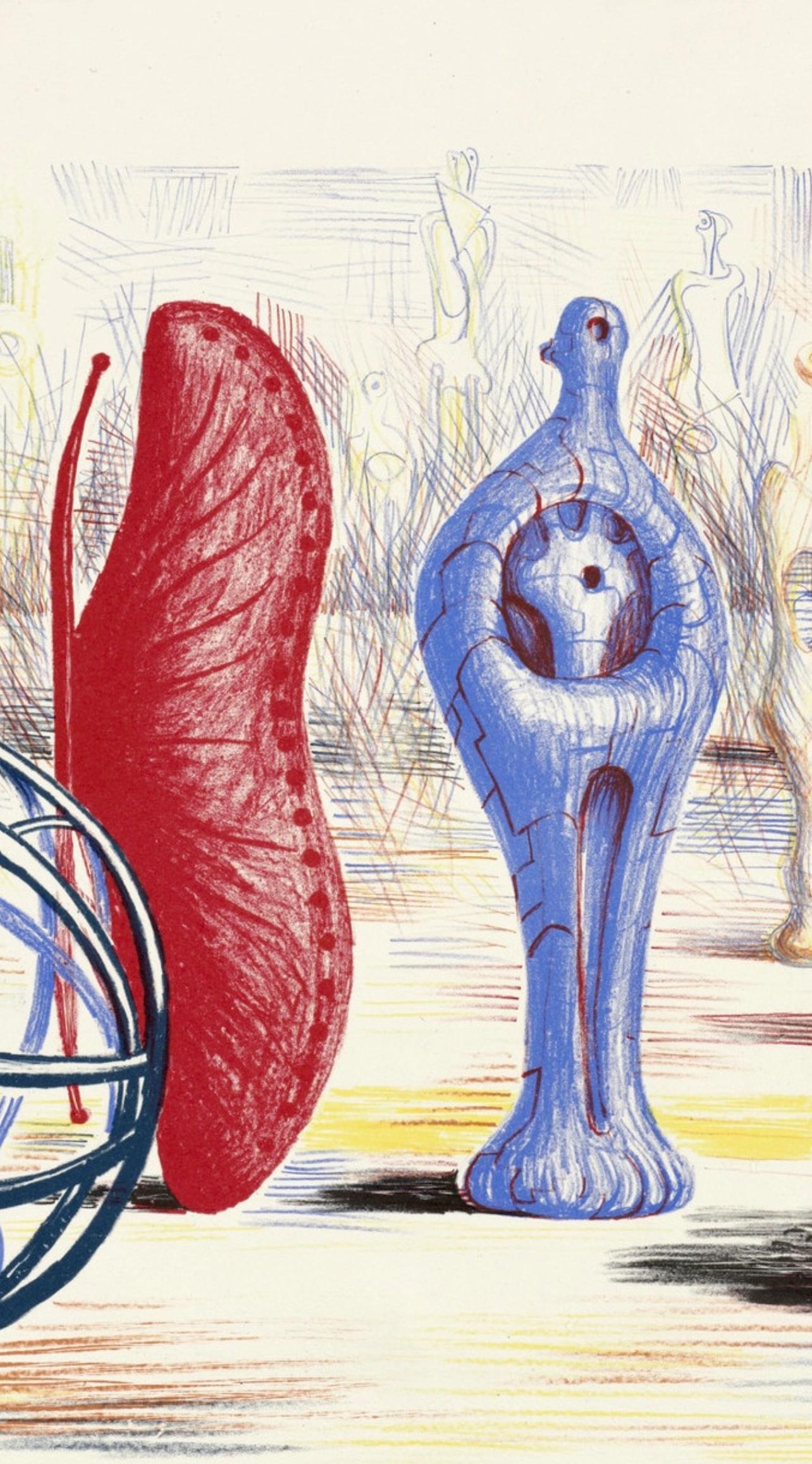 Skulpturale Objekte, Schuldrucke, Henry Moore im Angebot 2