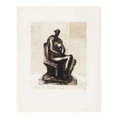 Sitzende Figur