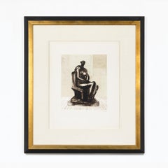 Sitzende Figur