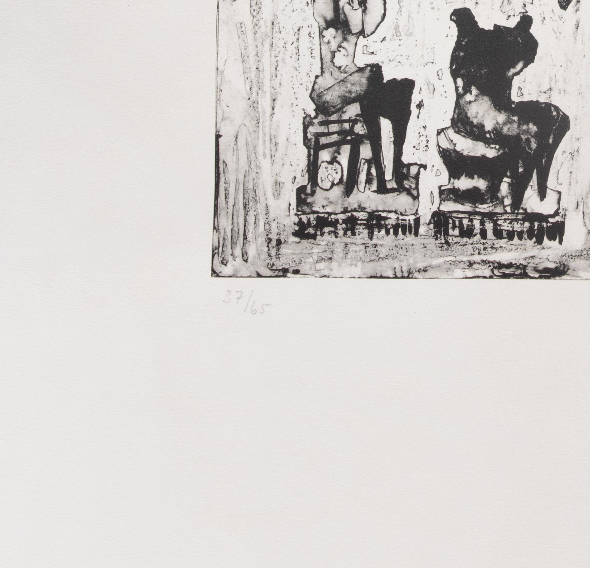 Sieben skulpturale Ideen - Lithographie von Henry Moore - 1973 im Angebot 1