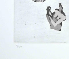 Six Mother and Child Studies - Etching by Henry Moore - 1976
