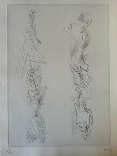 Senza titolo (Due figure in piedi) da Paroles Peintres IV