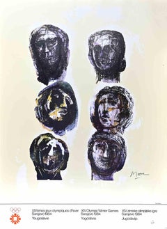 XIV Olympic Winter Games Sarajevo, 1984 after Henry Moore - 1984