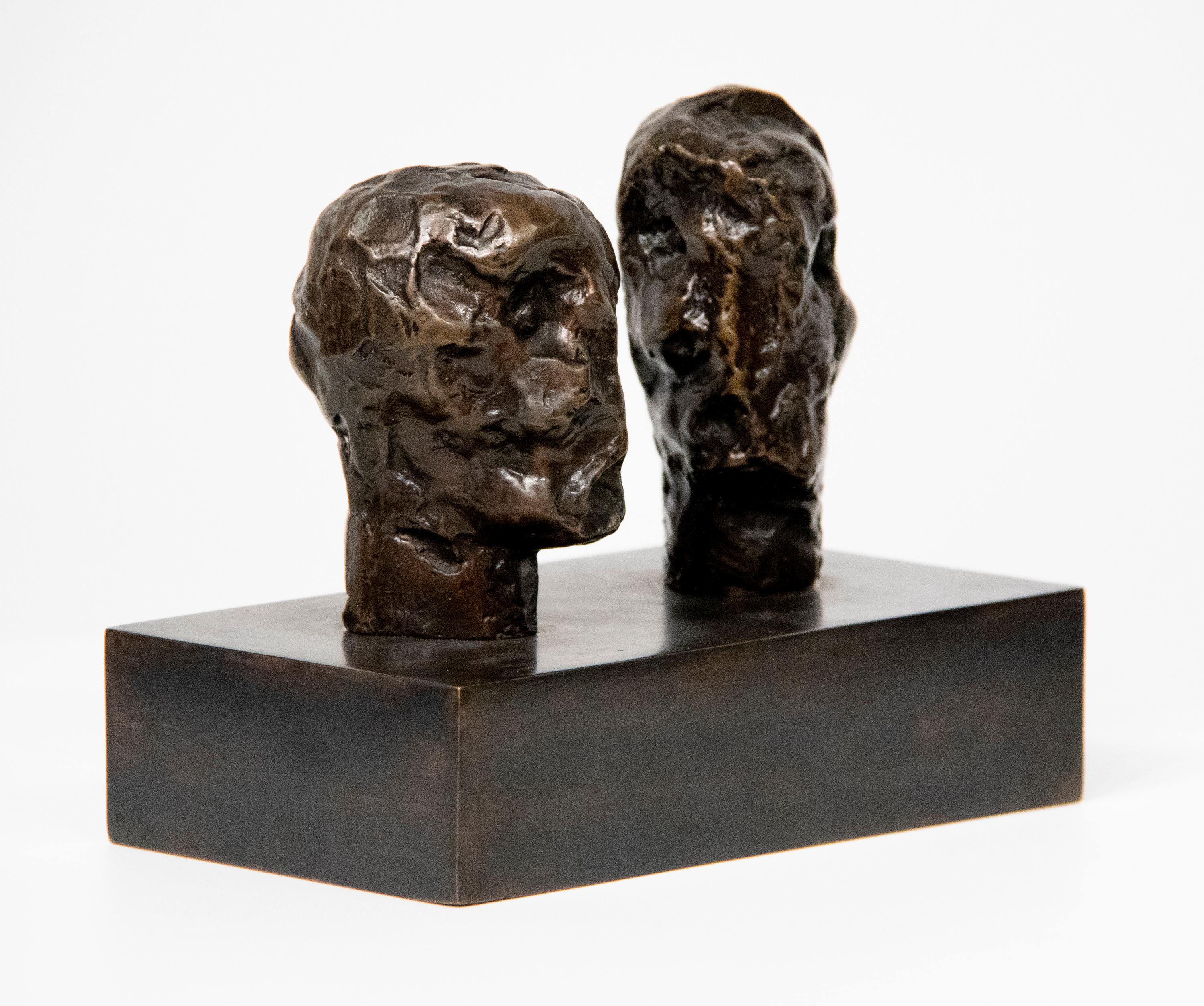 Emperor's Heads - Sculpture by Henry Moore