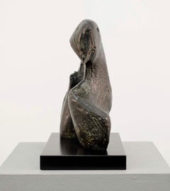 Head of A Girl, Post- War, Minimal, Abstract, Figurative Sculpture