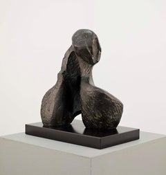 Head of A Girl, Post- War, Minimal, Abstract, Figurative Sculpture