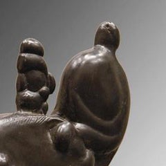 Mother and Child on Knee