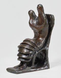 Mother and Child: Petal Skirt - Henry Moore, sculpture, modern, british, small