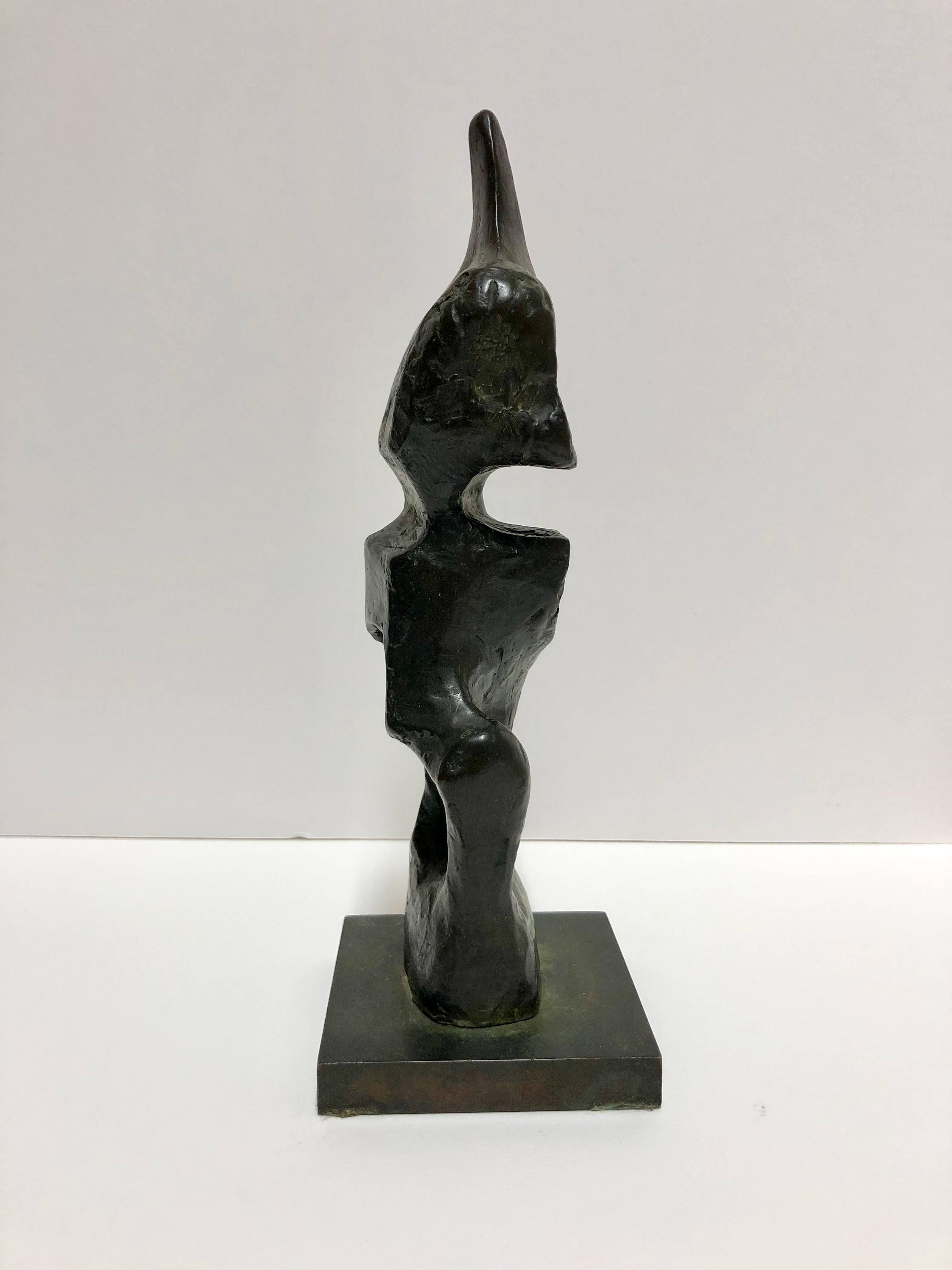 Standing Figure: Pointed Head - Sculpture by Henry Moore