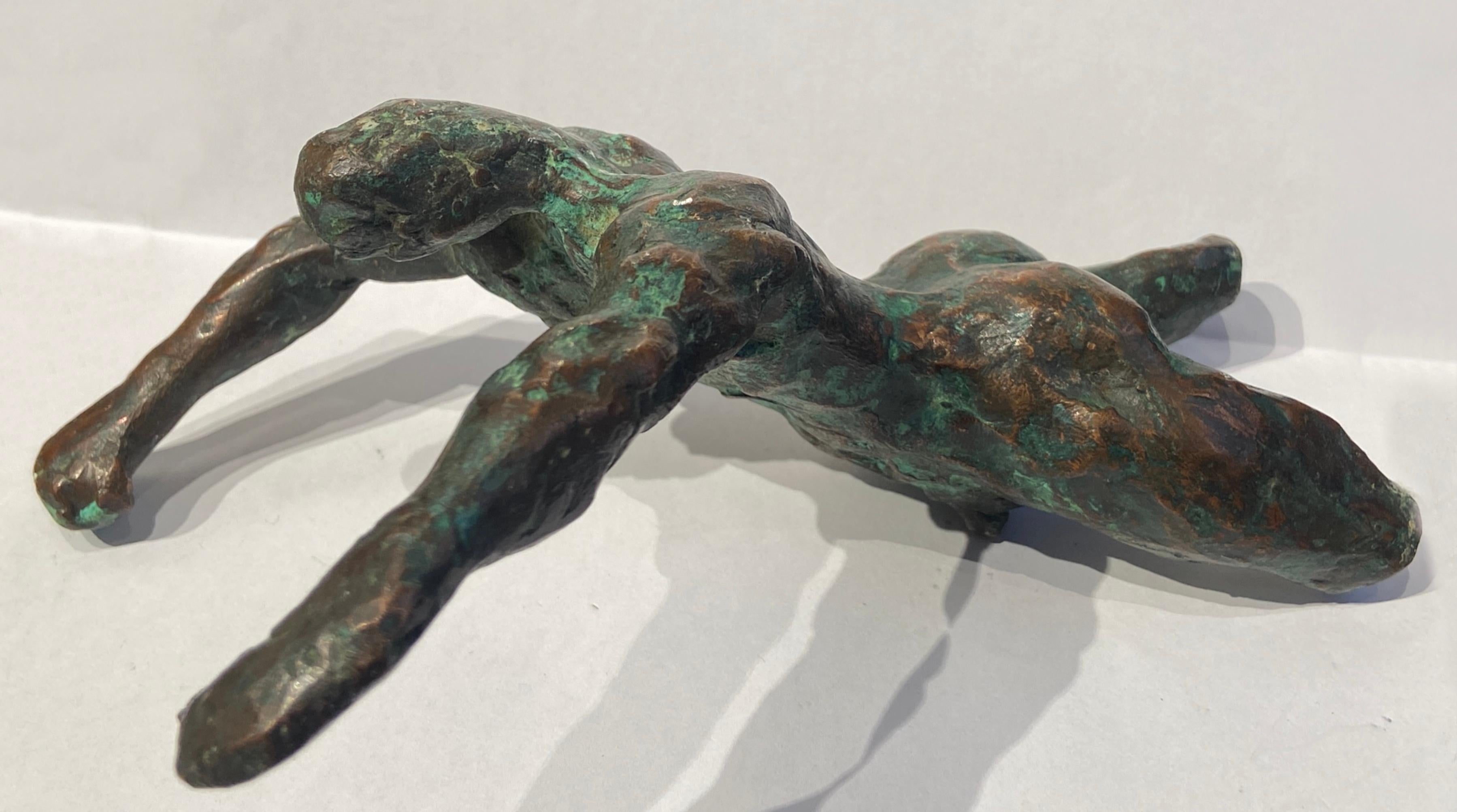 The Swimmer, Bronze Casted Sculpture, 20th Century, English School 1