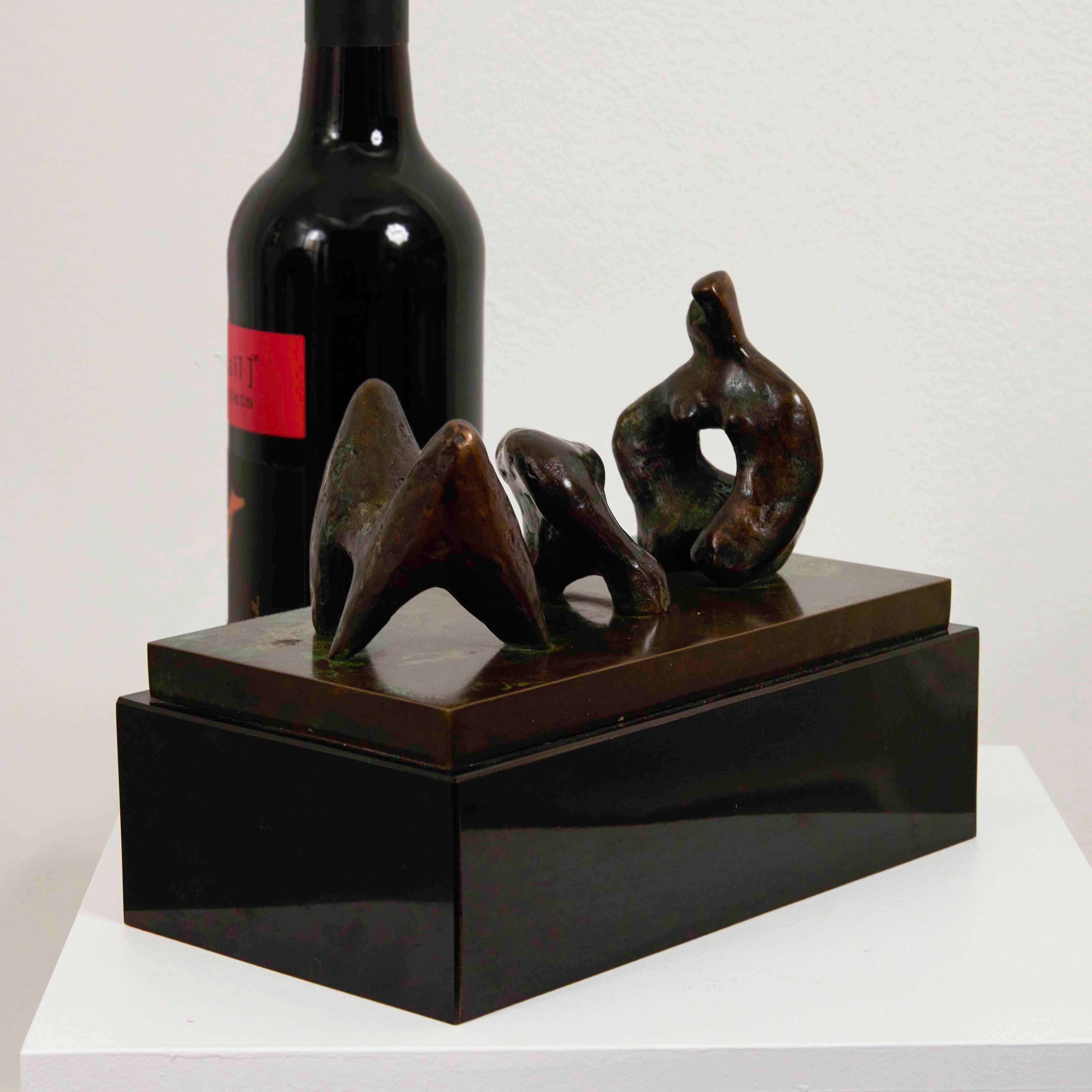Three Piece Reclining Figure - Sculpture by Henry Moore