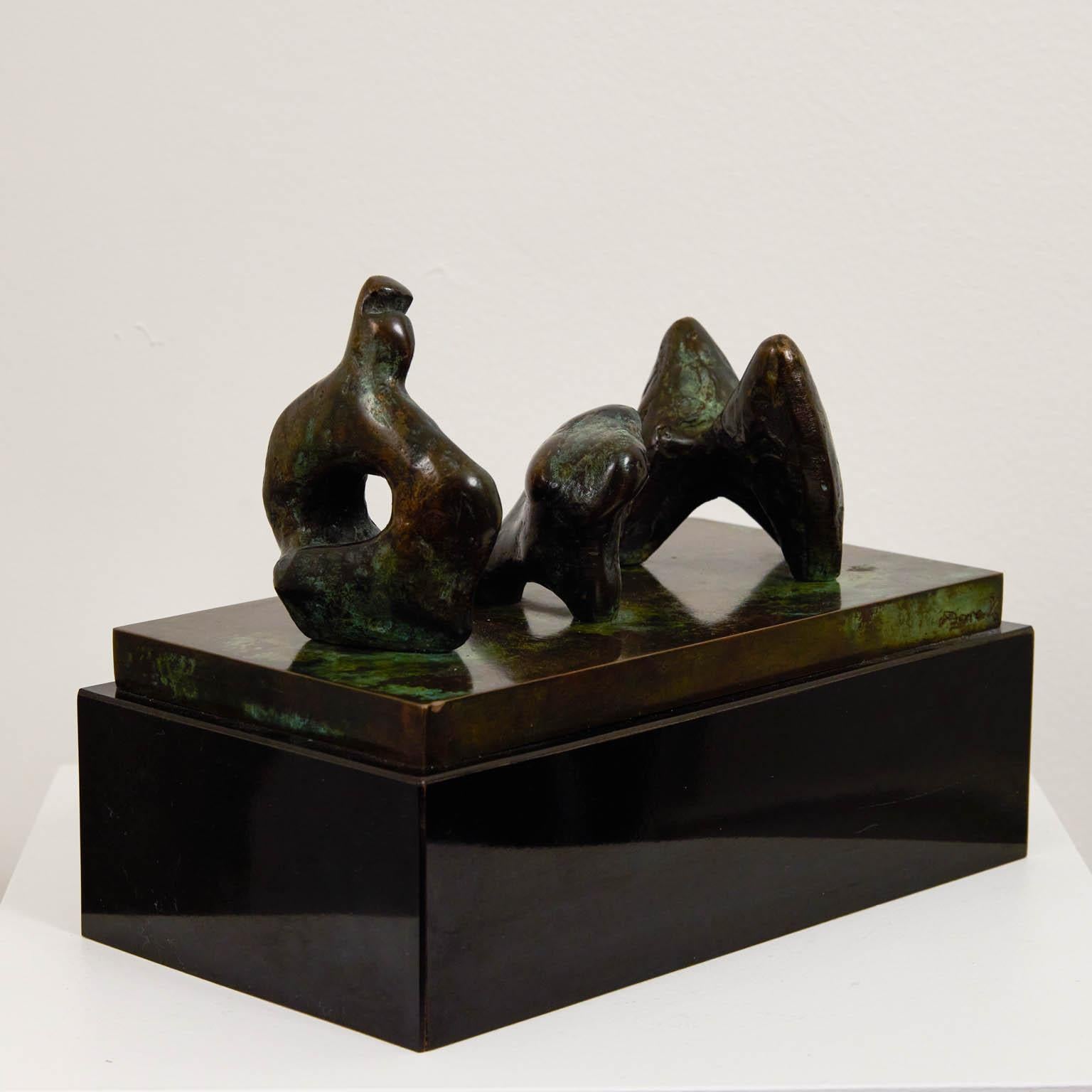 Three Piece Reclining Figure For Sale 1