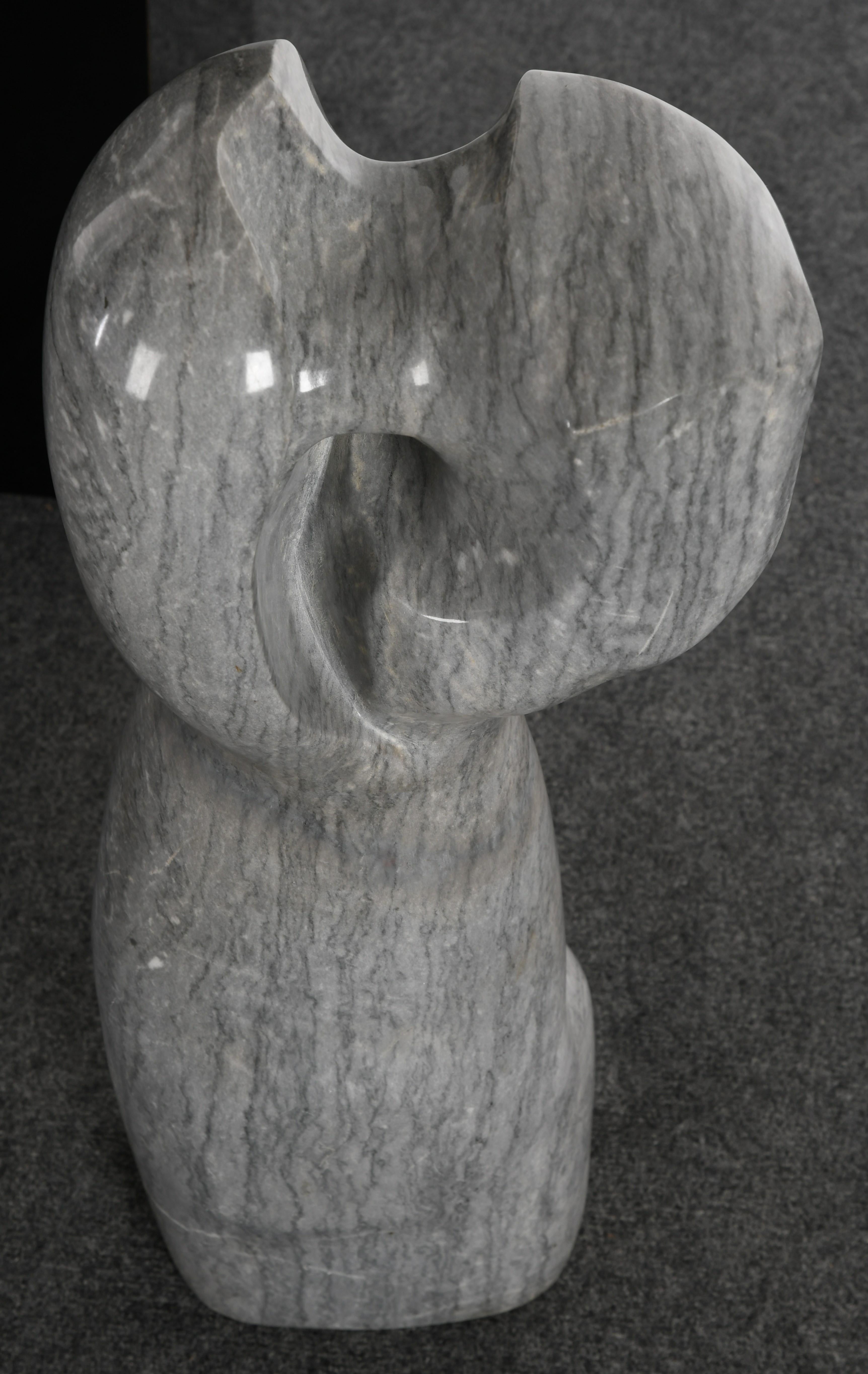 Henry Moore Style Abstract Marble Sculpture, 20th Century 6
