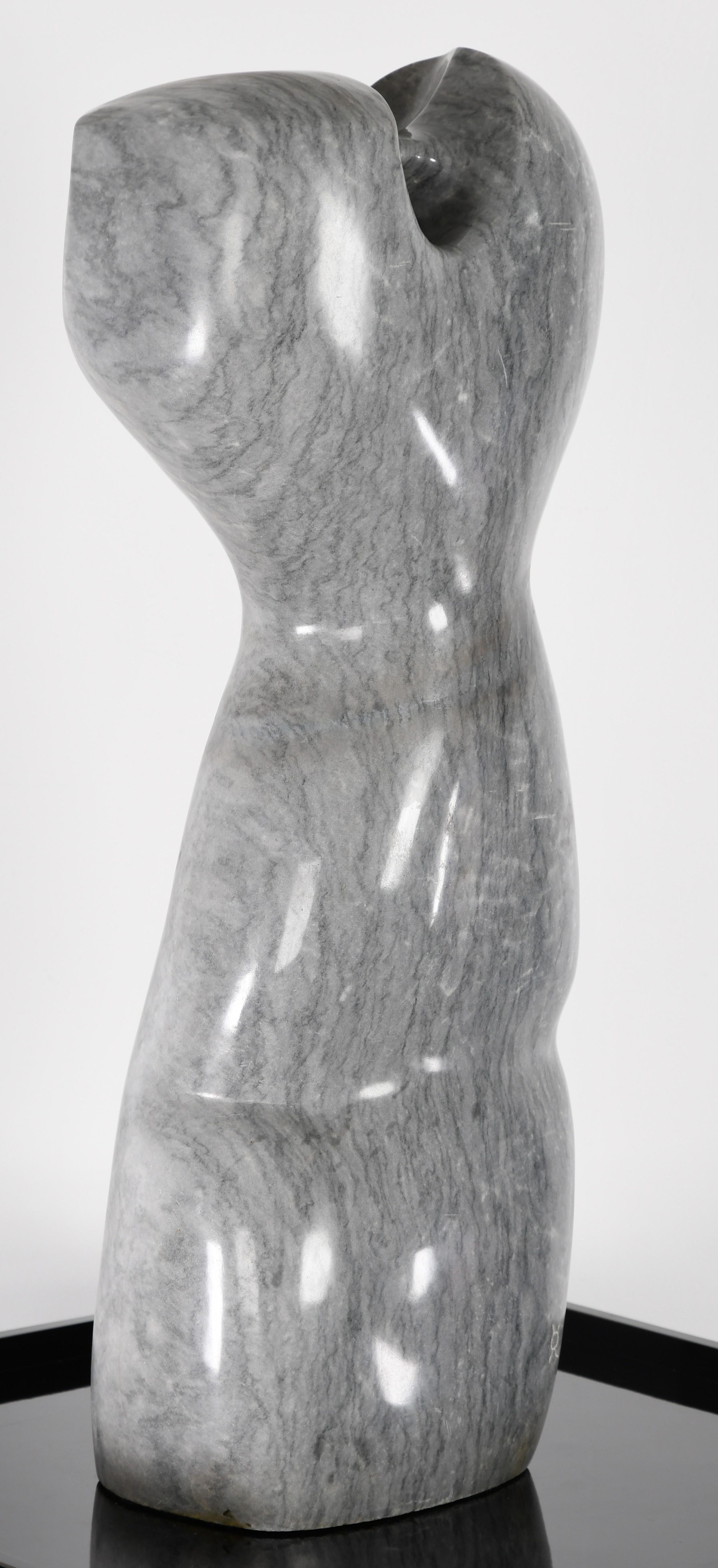 Henry Moore Style Abstract Marble Sculpture, 20th Century 3