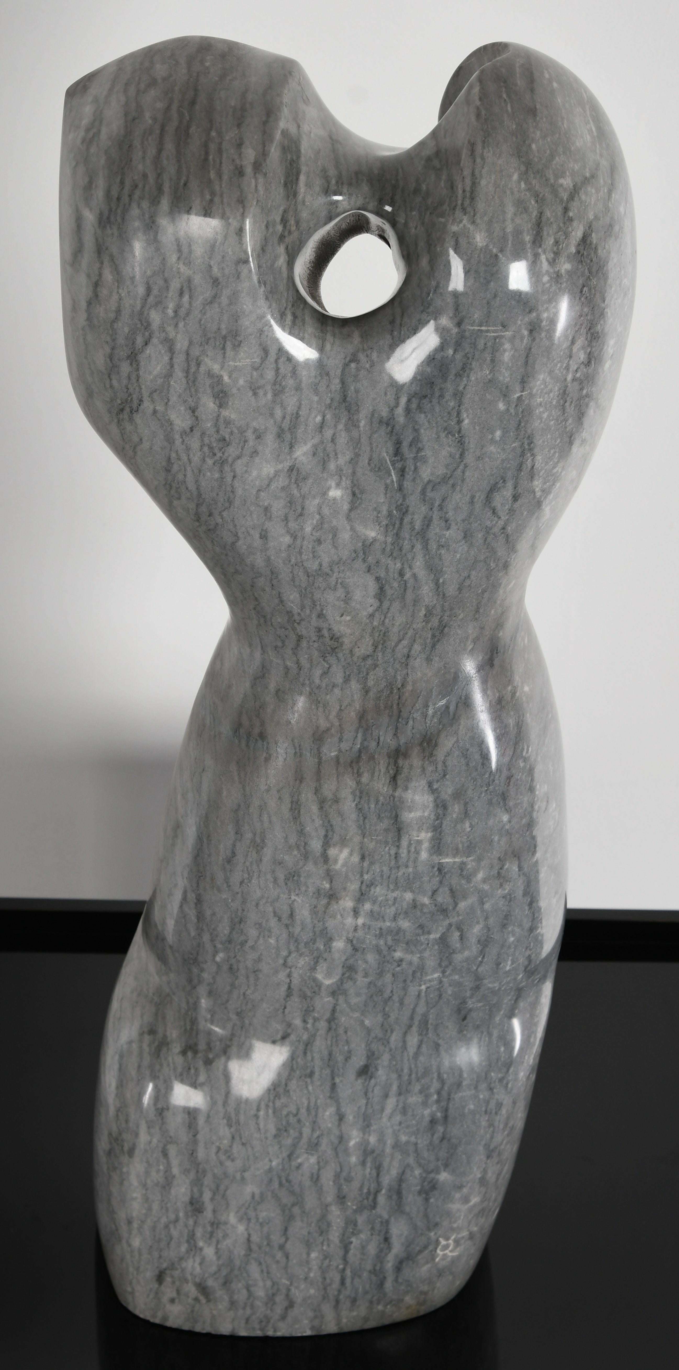 Henry Moore Style Abstract Marble Sculpture, 20th Century 5