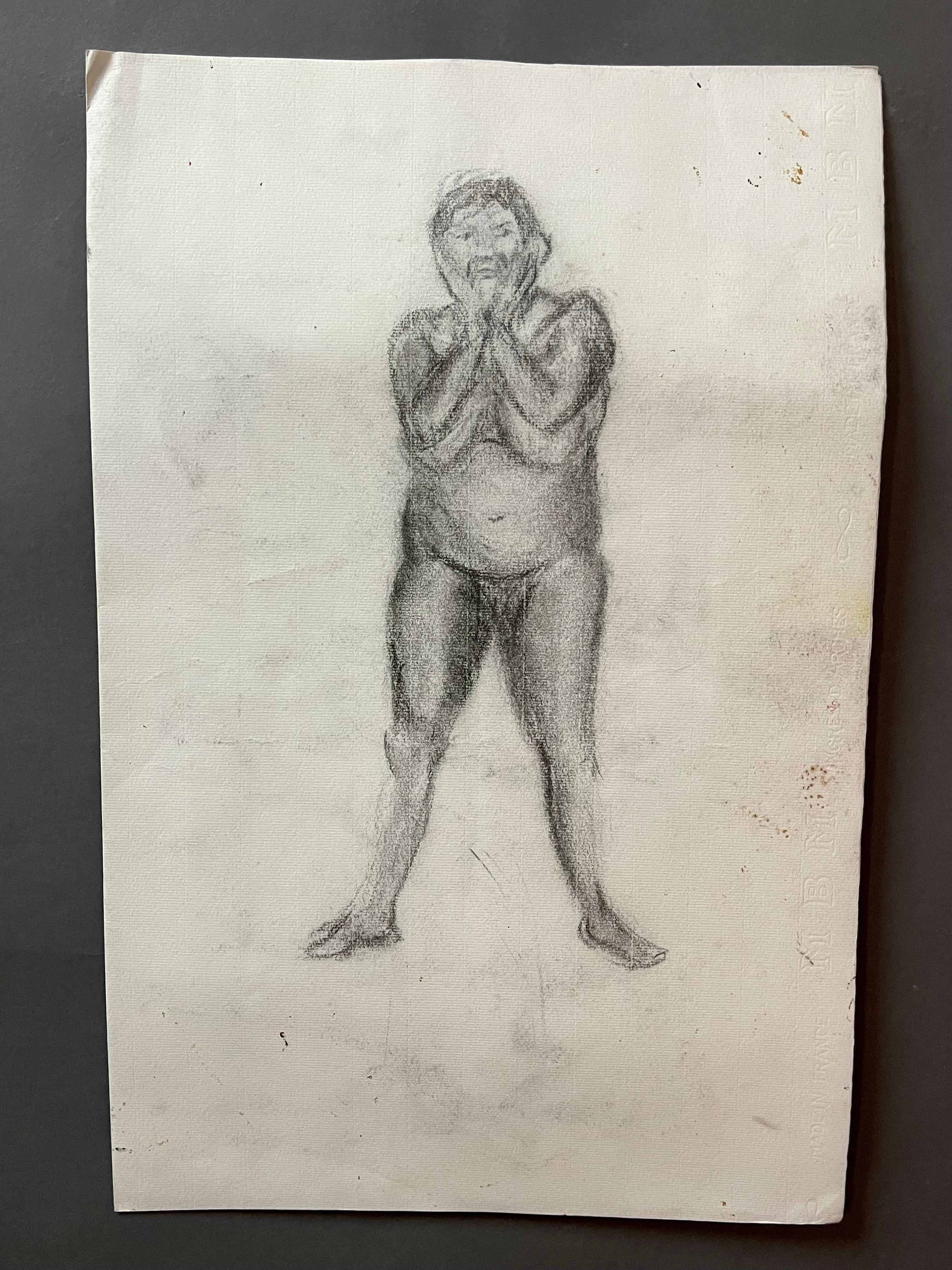 Henry Moore Estilo I950s Desnudos Dibujo Inglés en Bastante bueno estado para la venta en Roma, IT