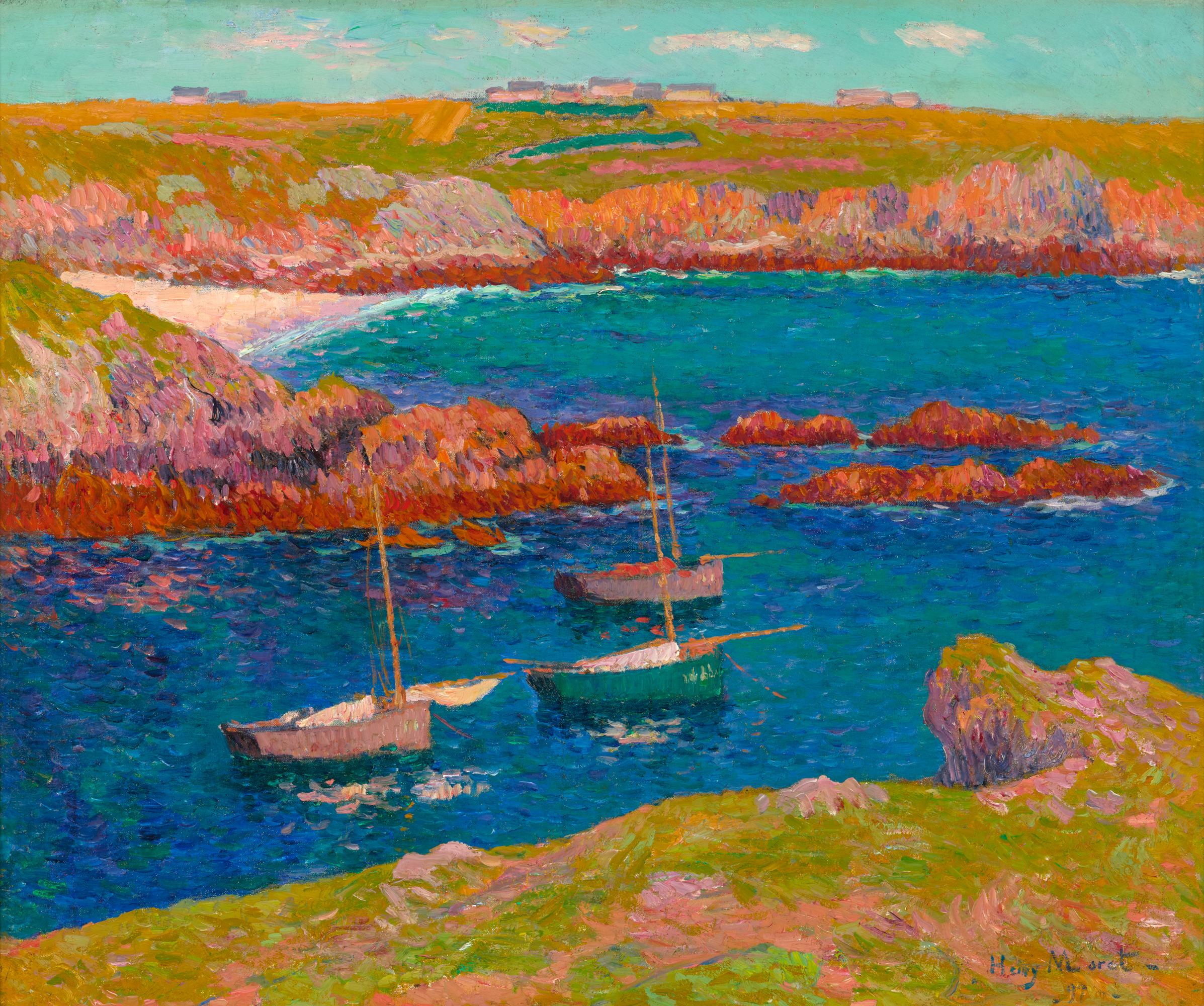 La baie de Lampaul, île d’Ouessant by Henry Moret