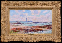 Point Penmarc'h - Impressionist Coastal Landscape Oil Painting by Henry Moret