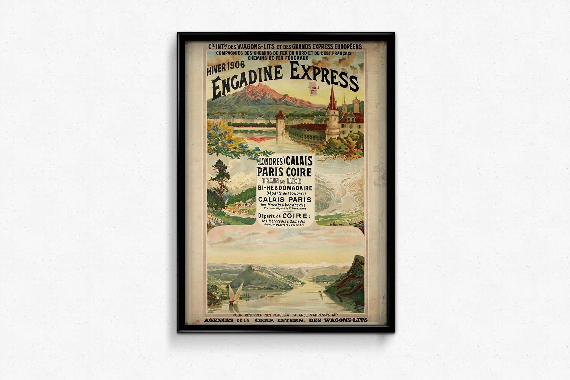 The 1906 original poster by Mouren Henry for the 
