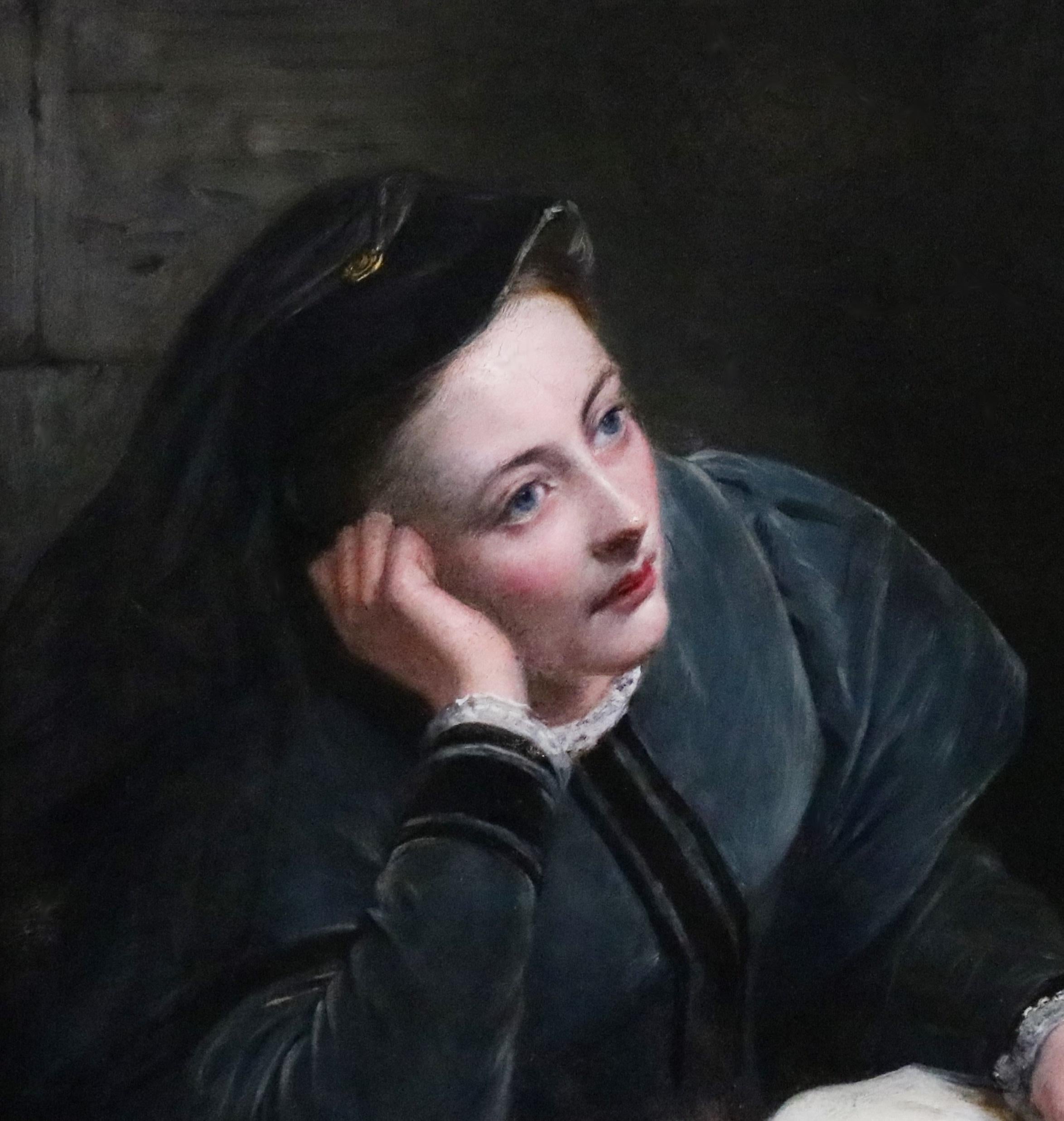 Mary Queen of Scots - 19th Century Royal Academy Oil Painting Royal Portrait 1
