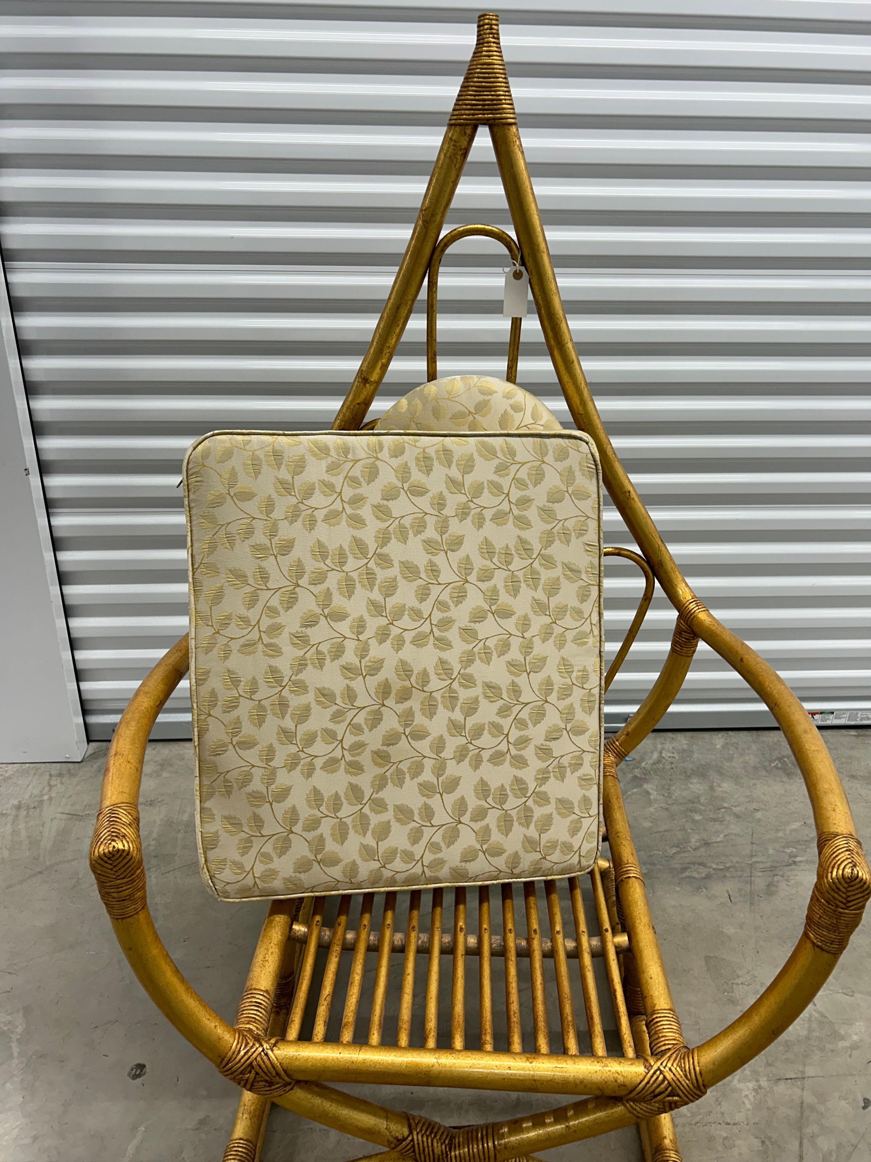 Henry Olko for Willow and Reed 1970s.. bamboo throne chair For Sale 8