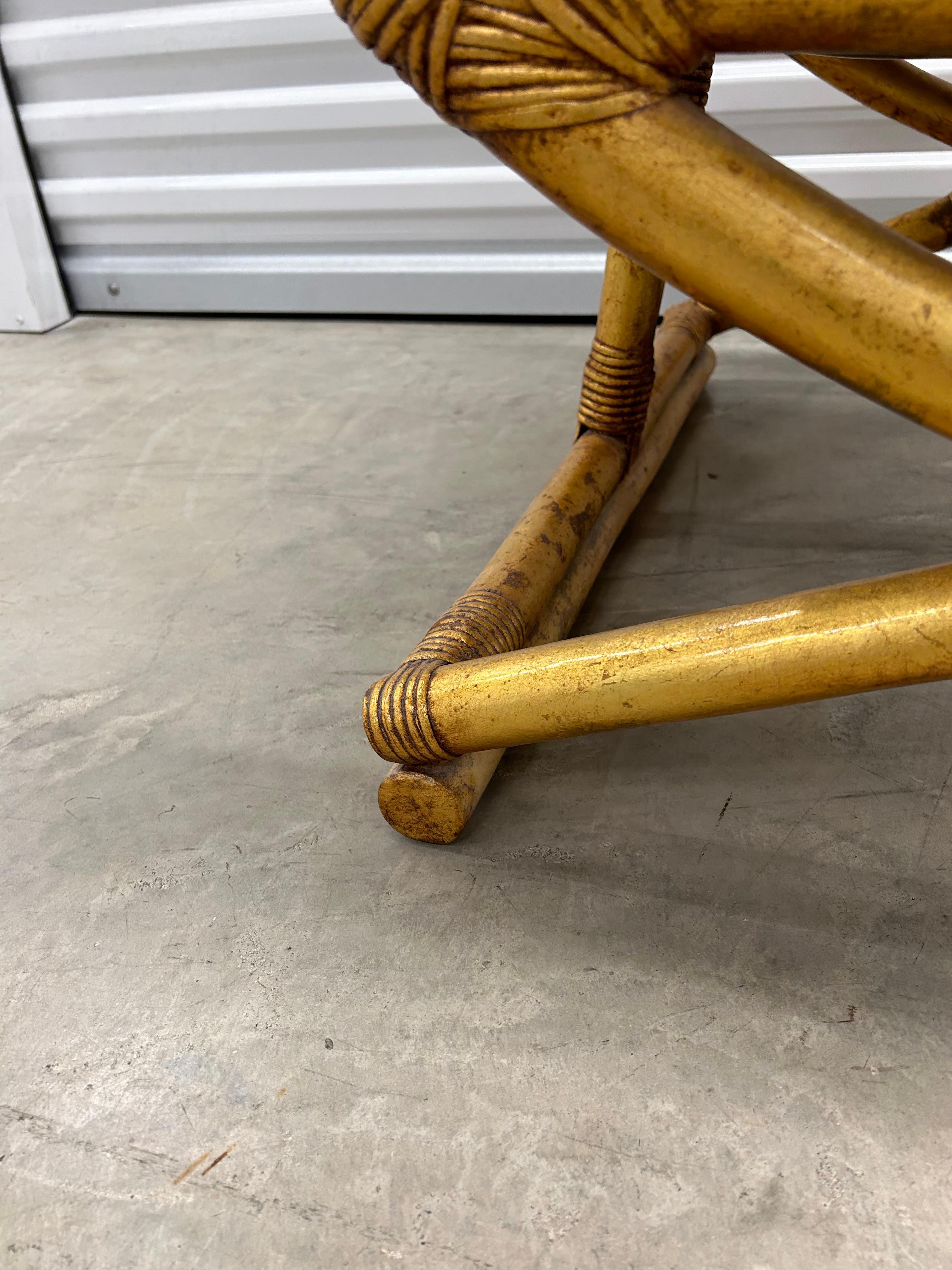 Henry Olko for Willow and Reed 1970s.. bamboo throne chair For Sale 1