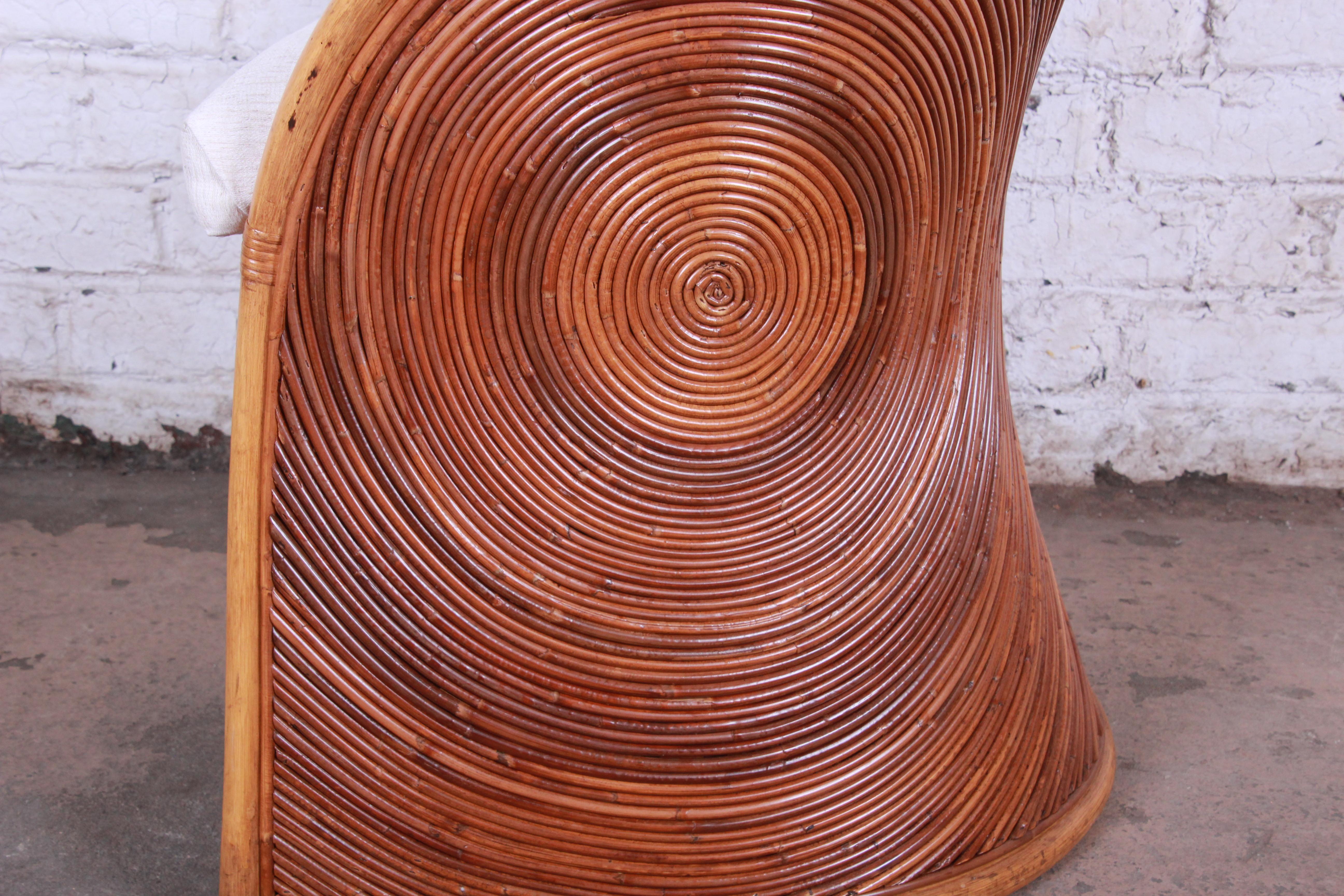 Midcentury Bamboo Dining Set In The Manner Of Henry Olko, circa 1978 10