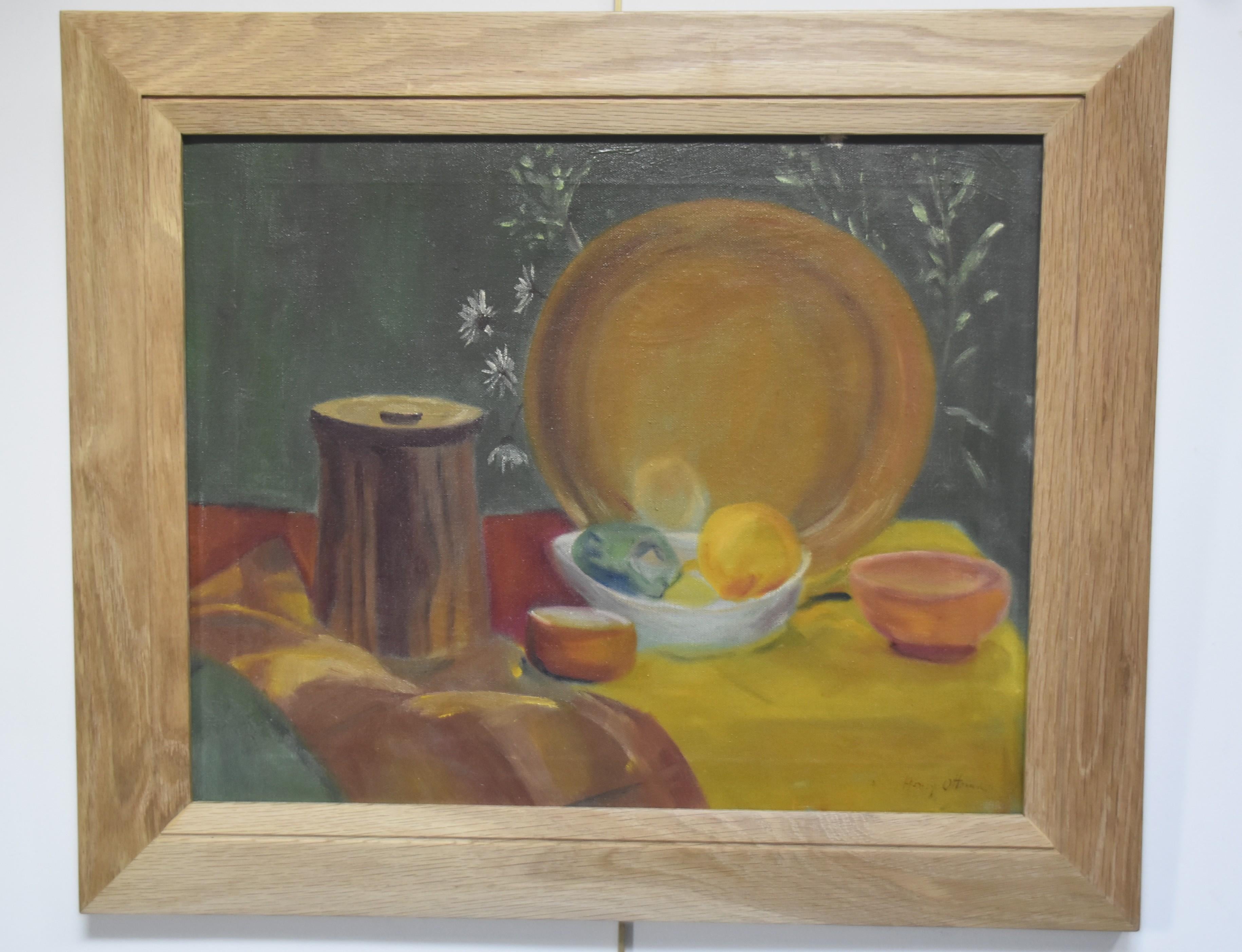 Henri Ottmann (1877-1927)  Ein Stilleben, Öl auf Leinwand signiert – Painting von Henry Ottmann