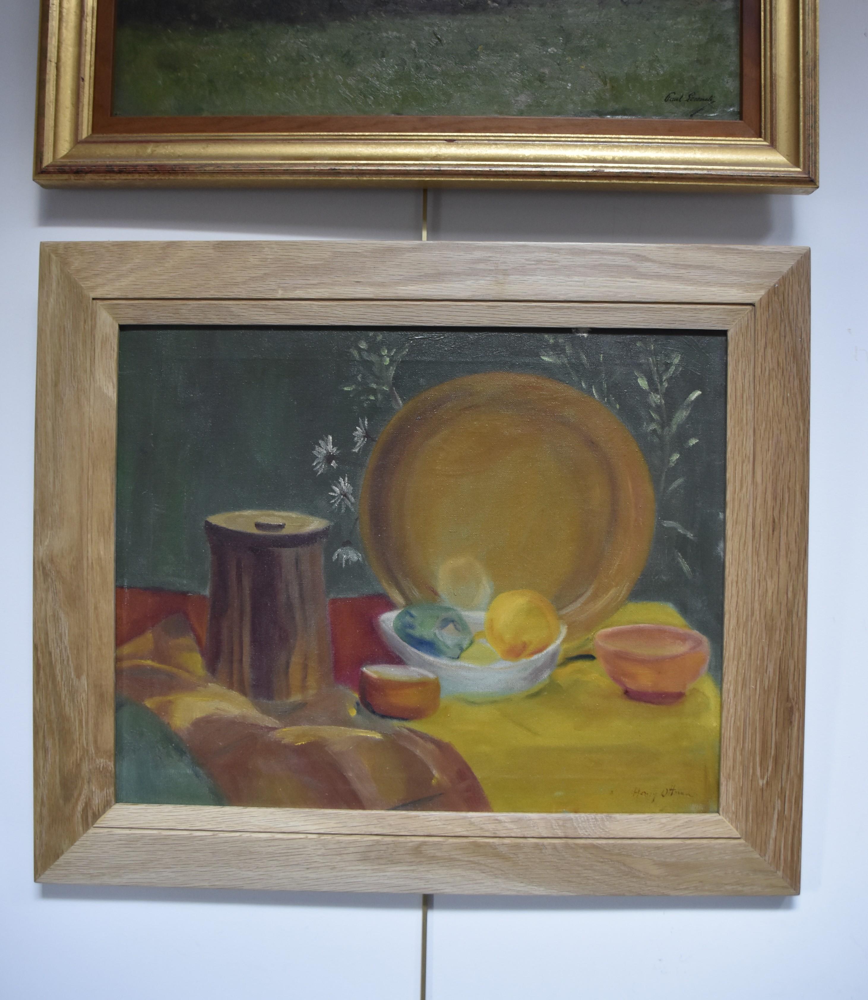 Henry Ottmann (1877-1927)  A Still life, oil on canvas signed For Sale 5