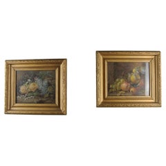 Henry P. Gill – Signed Pair of Oil Paintings with Provenance and Dated 1891