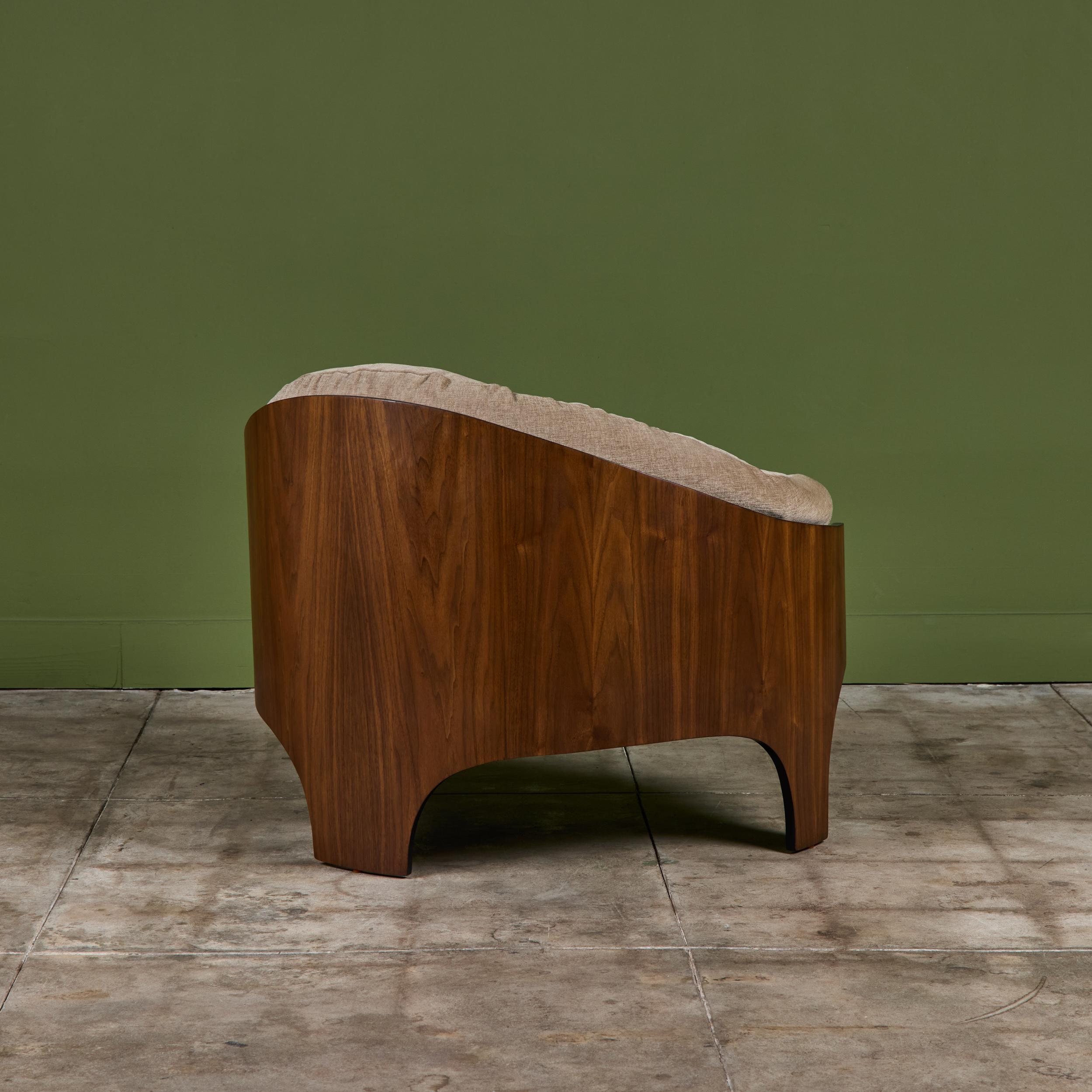 Henry P. Glass 'Intimate Island' Lounge Chair für Richbilt Furniture (Mitte des 20. Jahrhunderts) im Angebot