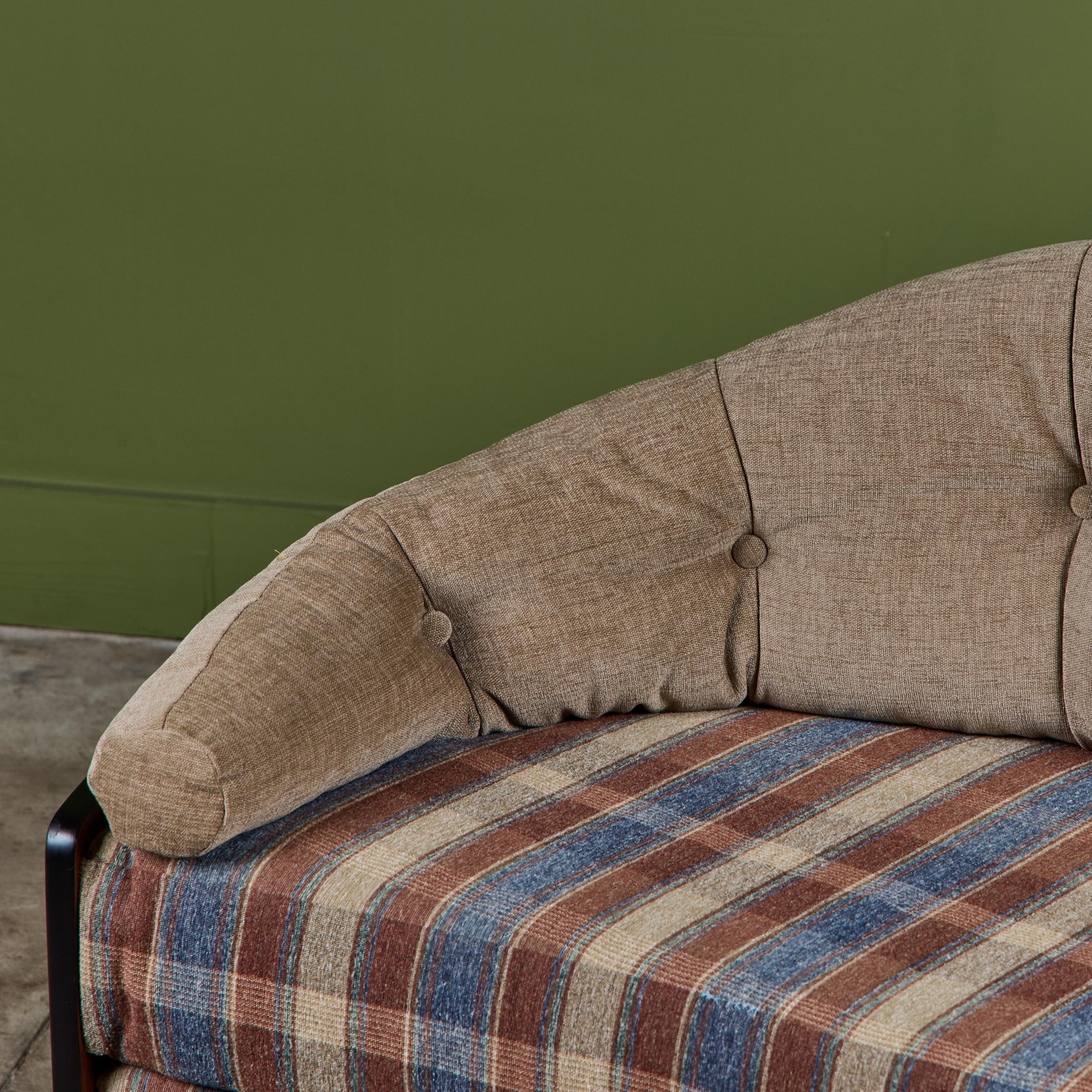 Henry P. Glass 'Intimate Island' Loveseat für Richbilt Furniture im Angebot 5