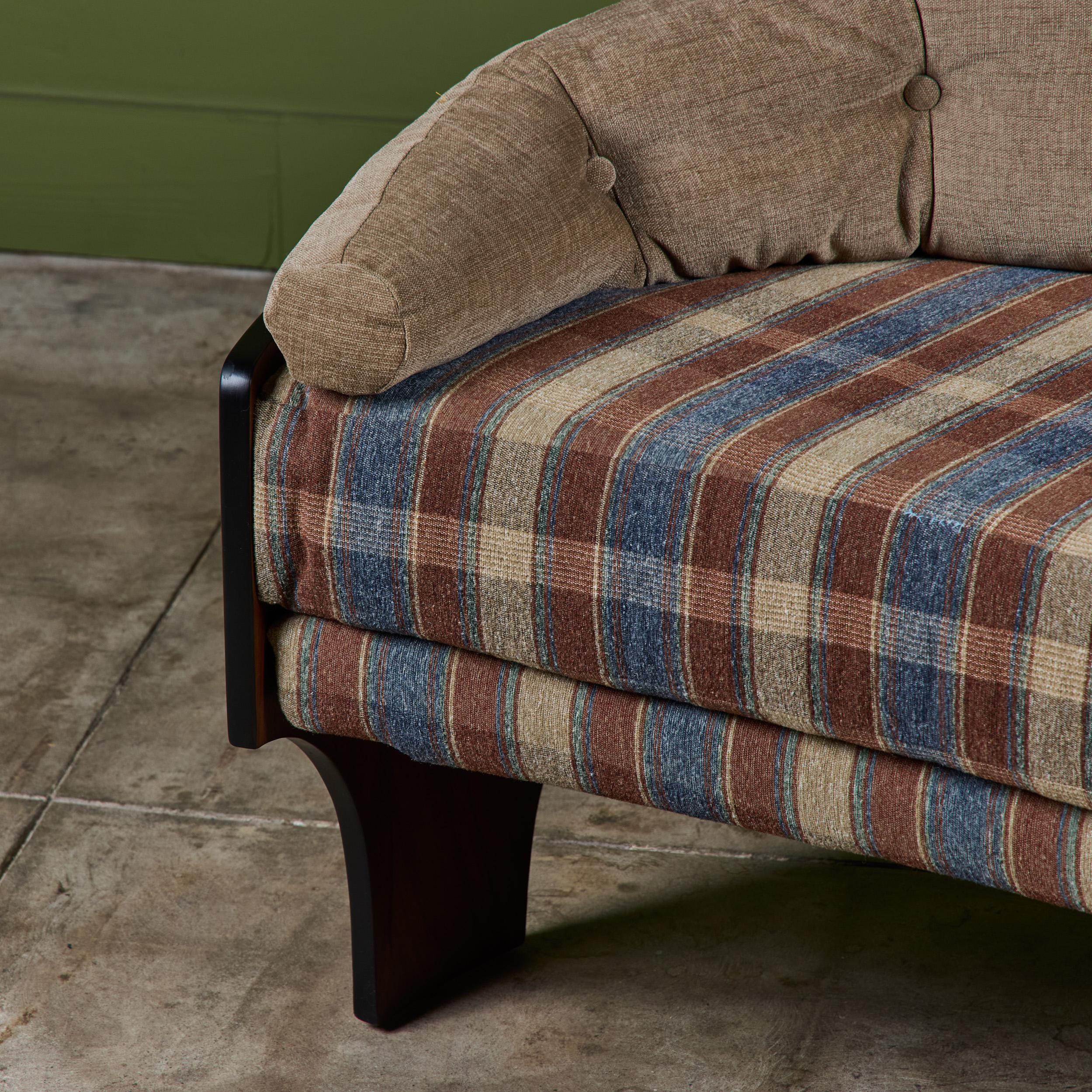 Henry P. Glass 'Intimate Island' Loveseat für Richbilt Furniture im Angebot 6