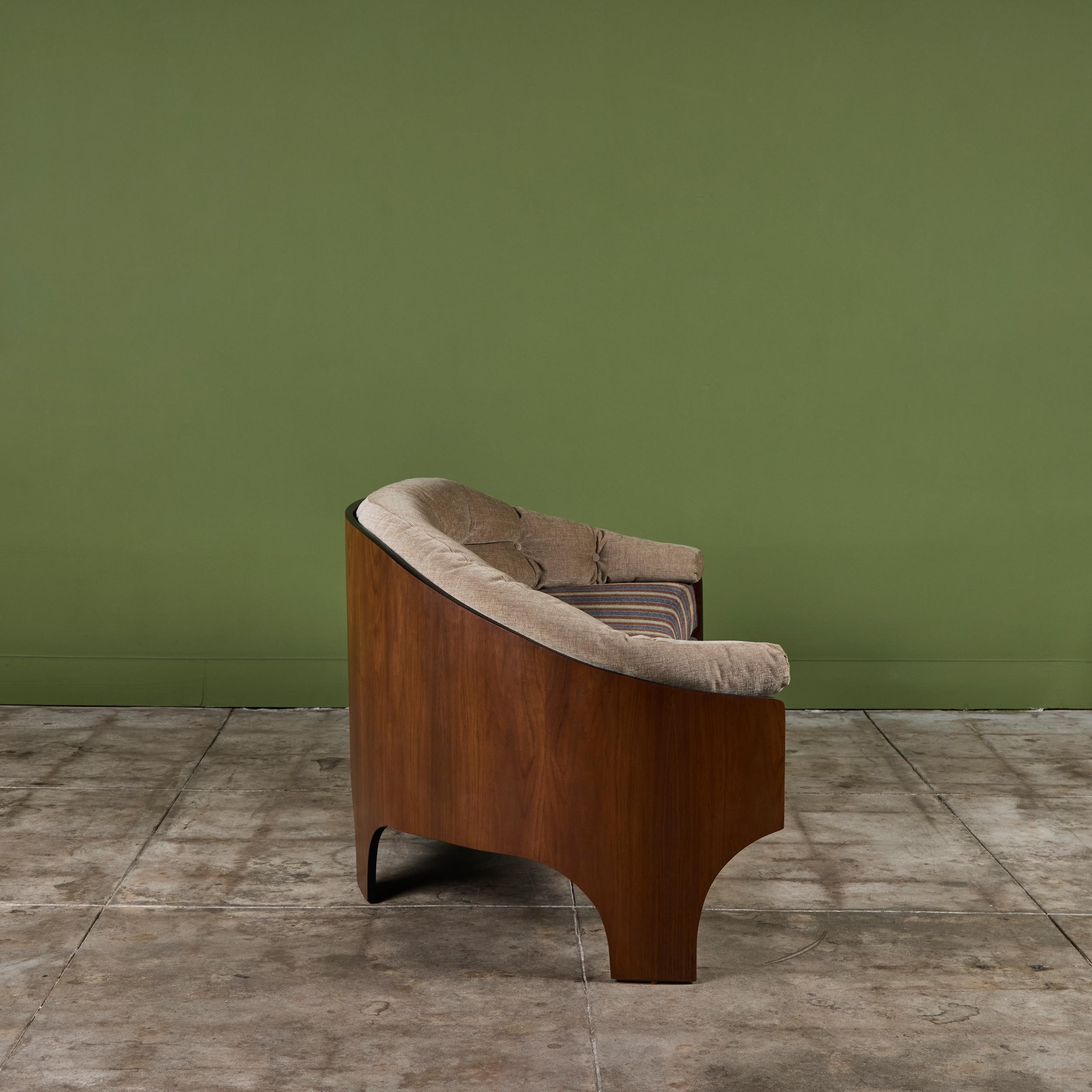 Americano Divano 'Intimate Island' di Henry P. Glass per Richbilt Furniture in vendita