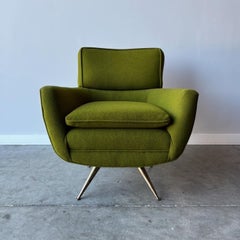 Henry P Glass Lounge Chair, 1950s