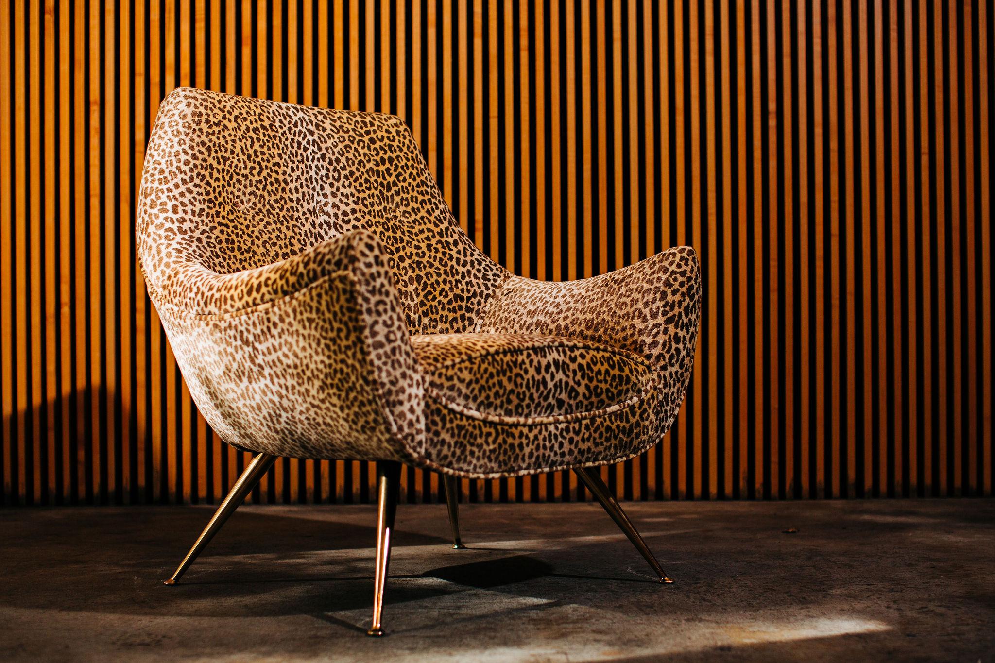American Henry P Glass Lounge Chair for JL Chase Co.