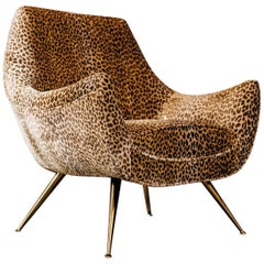 Retro Henry P Glass Lounge Chair for JL Chase Co.