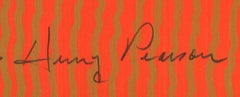 Henry Pearson 'Nue Orange' 1975- Serigraph- Signed