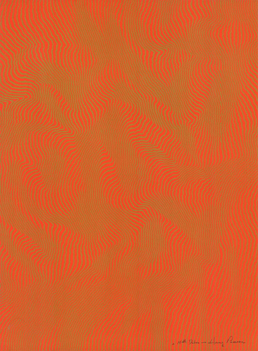 Paper Size: 29.5 x 21.75 inches ( 74.93 x 55.245 cm )
Image Size: 29.5 x 21.75 inches ( 74.93 x 55.245 cm )
Framed: No
Condition: A: Mint

Additional Details: This serigraph titled "Nue Orange" by Henry Pearson was printed at Mourlot in Paris,