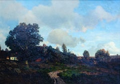 Amerikanische tonalistische Landschaft des bekannten Künstlers Henry Pember Smith aus dem 19. Jahrhundert