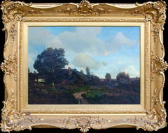 Antique 19th Century American Tonalist landscape by noted artist Henry Pember Smith