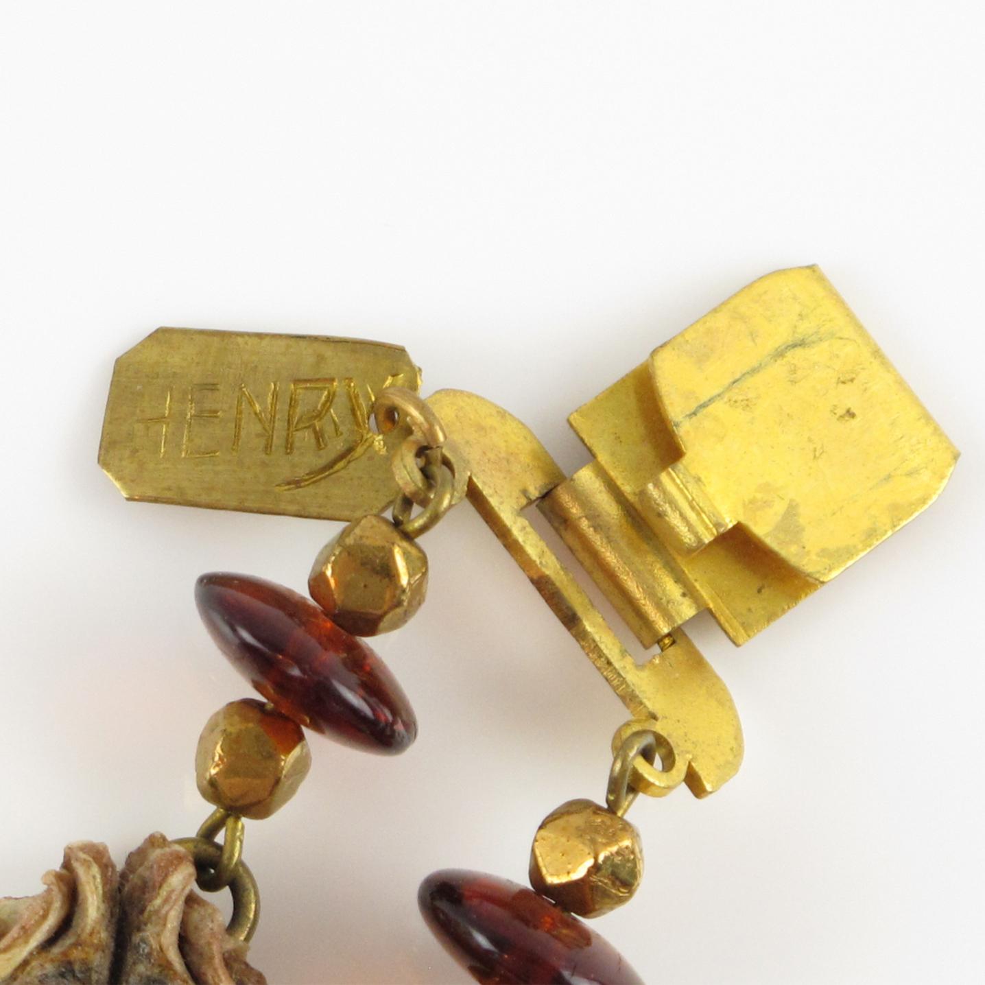 De las mujeres Henry Perichon París Pulsera brazalete enjoyada Talosel en venta