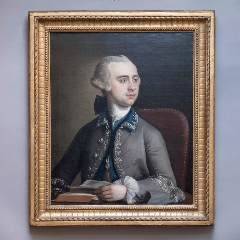 Henry Pickering, Portrait of a Gentleman - Painting by Henry Pickering