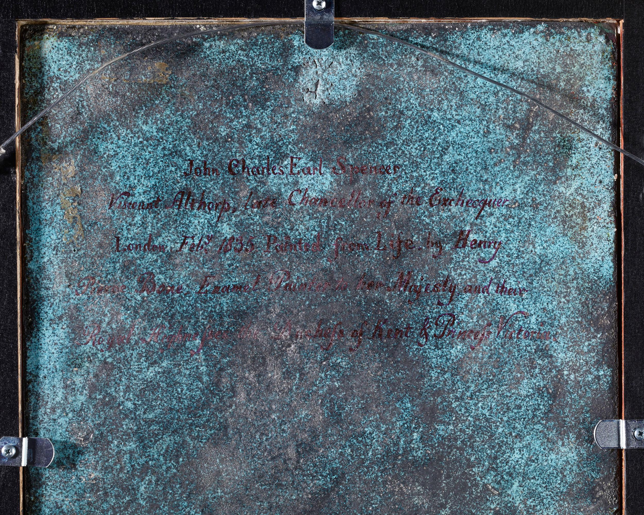 John Charles Spencer, 3e comte Spencer, portrait d'Henry Pierce Bone 5