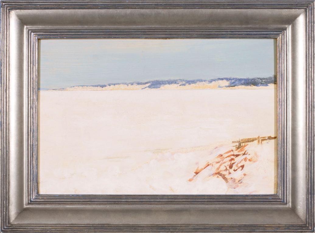 Winter Bay - Painting by Henry Prellwitz