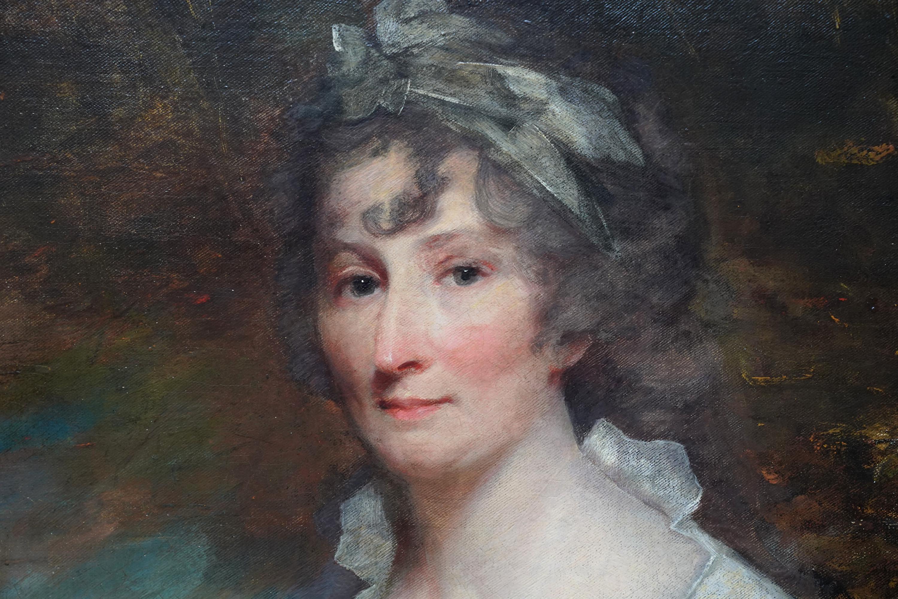 Lady Eleanor Dundas - Old Master 18C Scottish art oil painting female portrait   For Sale 2